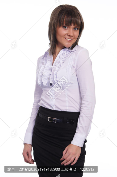 穿西裝的漂亮女孩