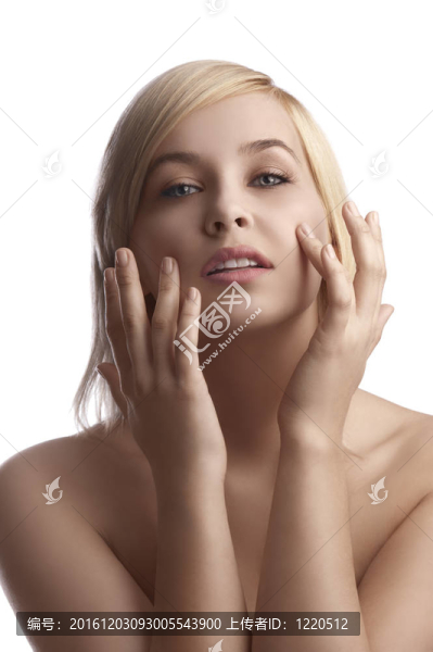 美女畫像中的女人