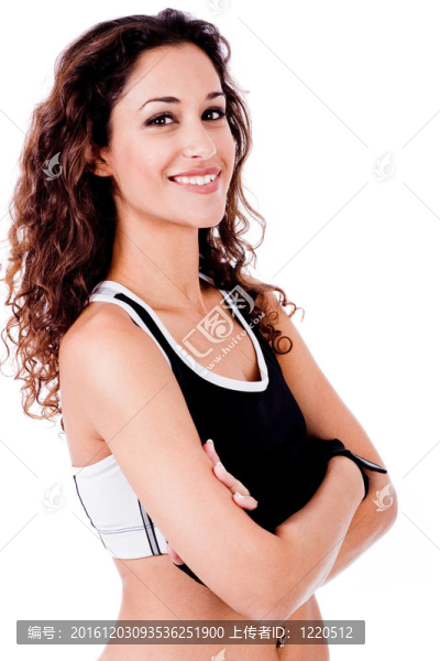 美麗的女子健身