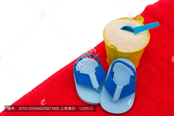 享受海灘