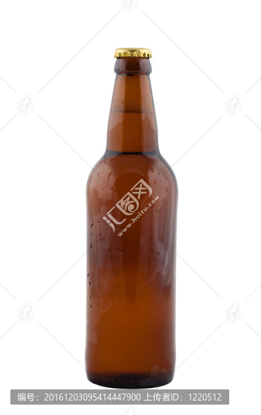 白底啤酒瓶。