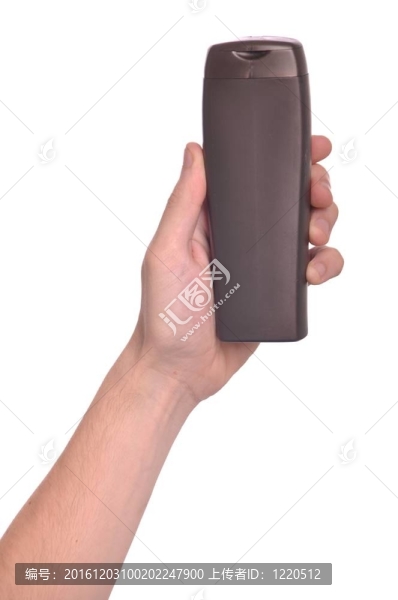 手拿防曬霜