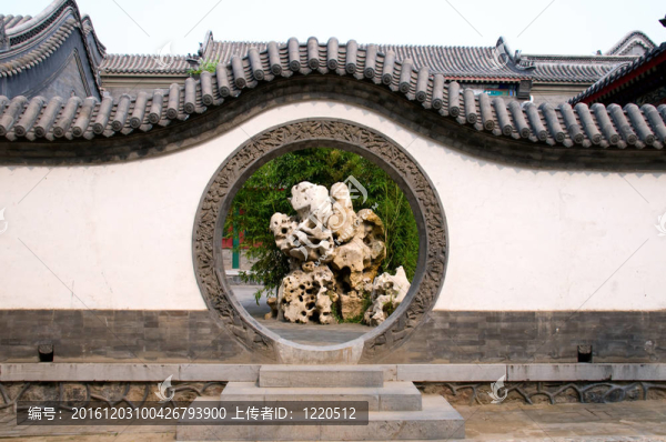 中國園林的圓入口