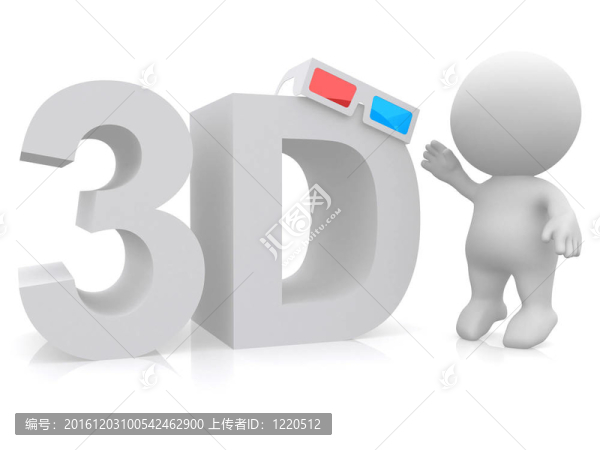 3D人物眼鏡