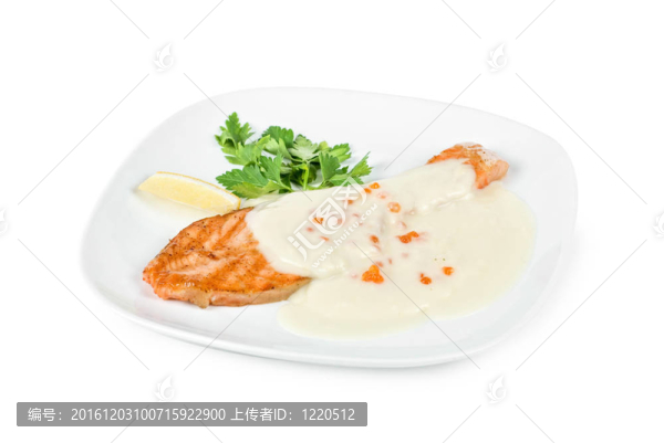 烤鮭魚排