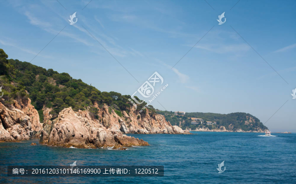 布拉瓦海岸的懸崖海岸