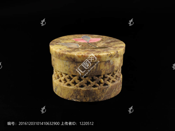 盒裝飾古與大理石粉紅色件