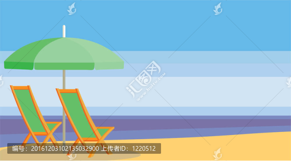 陽光明媚的海灘