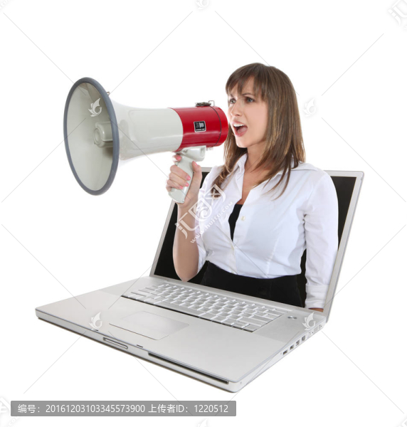 女商人Megaphone