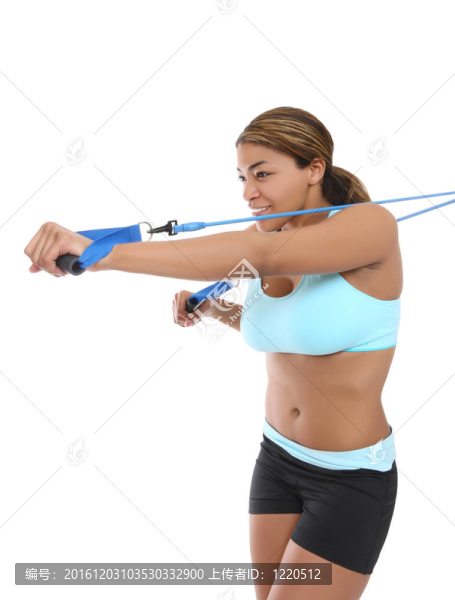 漂亮女人鍛煉