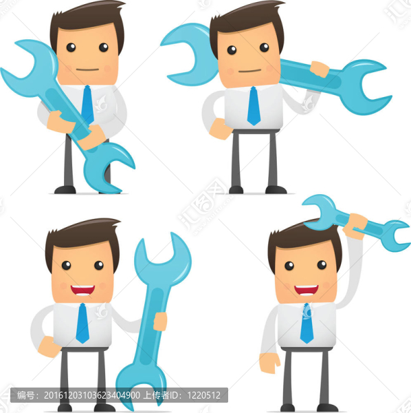 有趣的卡通經(jīng)理