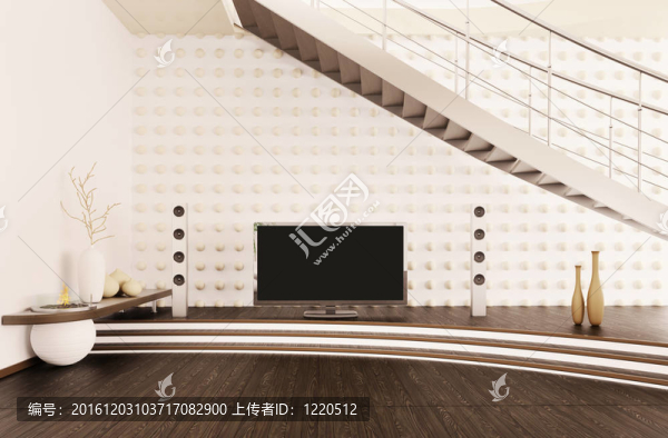 室內(nèi)現(xiàn)代客廳3D渲染