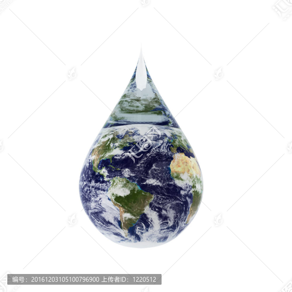 水滴的三維渲染