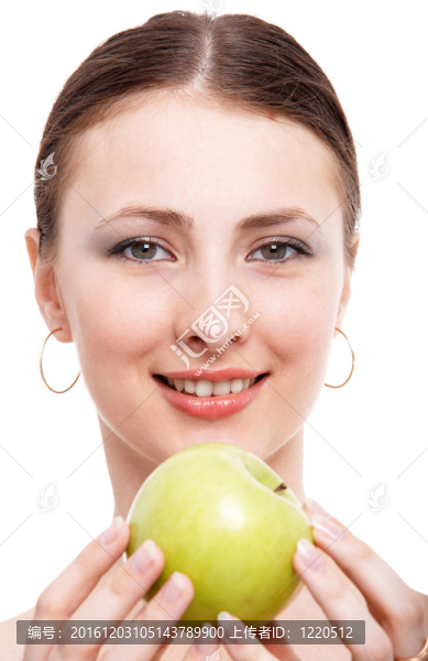 女孩與蘋果
