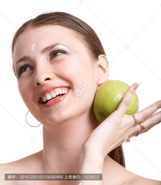 女孩與蘋果