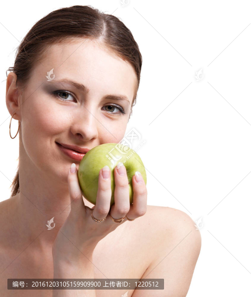 女孩與蘋(píng)果