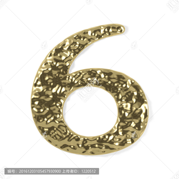 金色字體-,6號(hào)