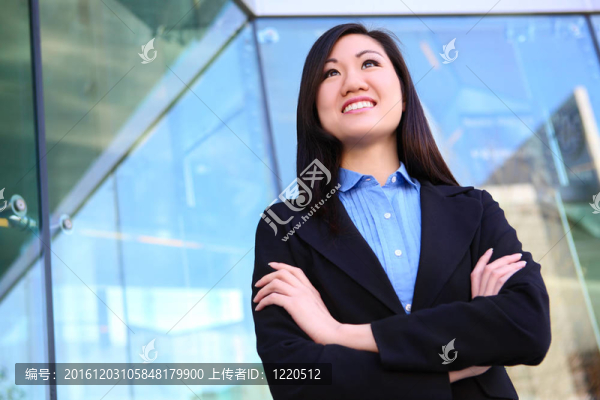 漂亮的亞洲商業(yè)女人