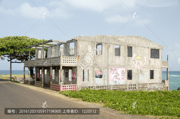廢棄建筑毀殼玉米島尼加拉瓜