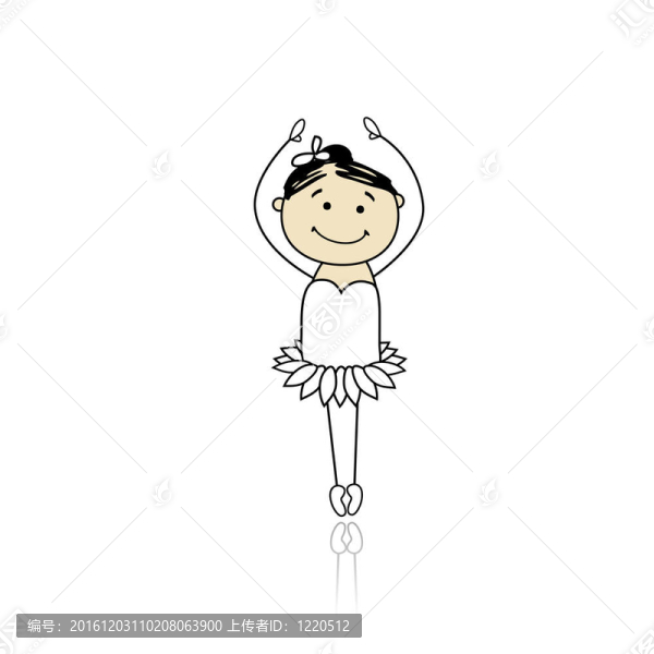 可愛(ài)小芭蕾舞者為您設(shè)計(jì)