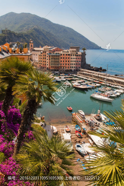 Camogli。意大利