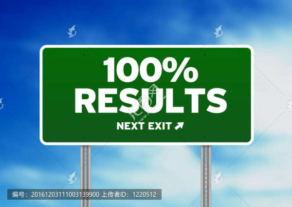 100%結(jié)果路標(biāo)