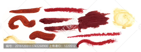 涂口紅污跡