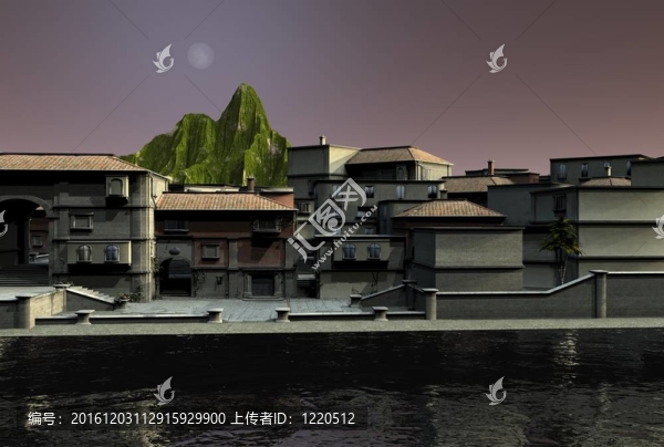 地中海海濱之夜