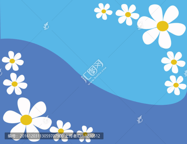 豐富多彩的春天的花朵