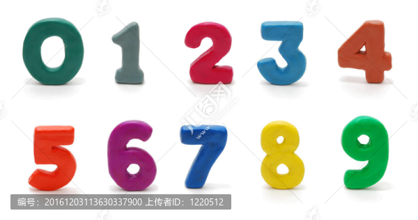 孤立數(shù)字0到9