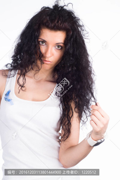 可愛的年輕女人