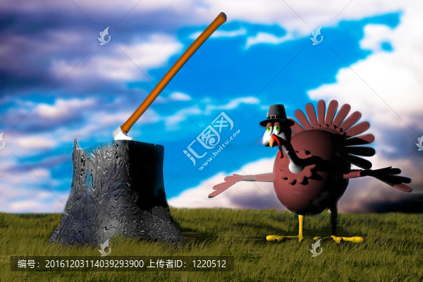 院子里的火雞