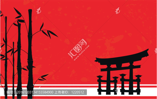 日本竹背景4、