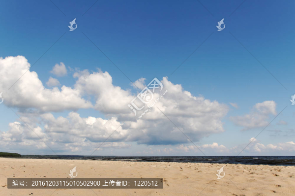 海灘；里加灣；波羅的海。