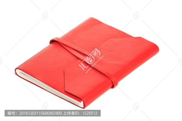 白色背景上的筆記本。