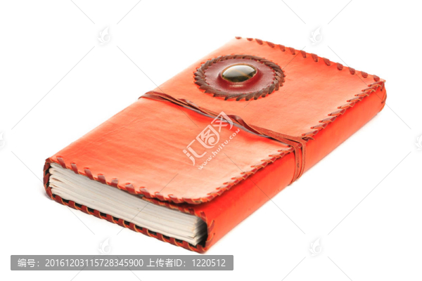 白色背景上的書。