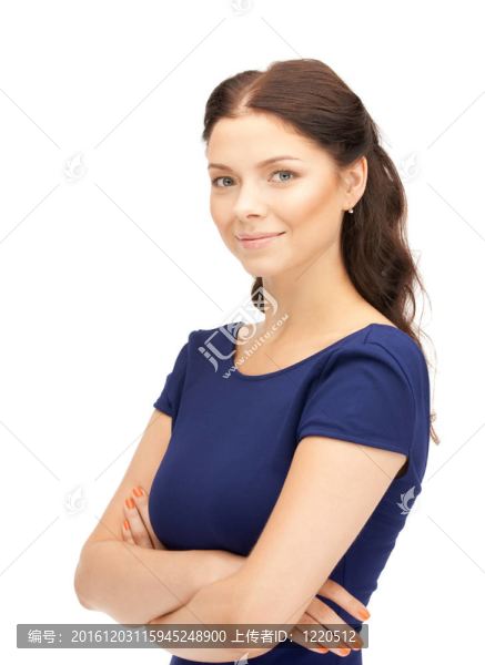 幸福和微笑的女人