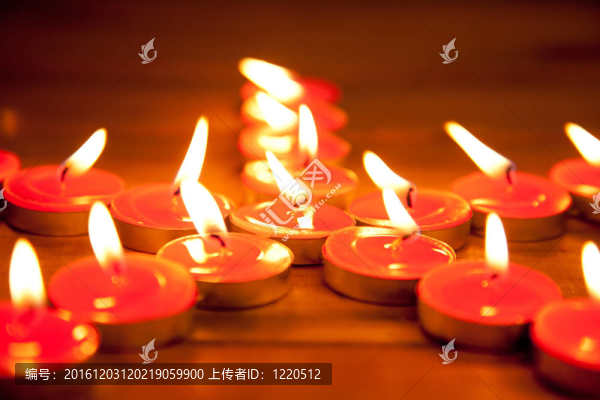 圣誕蠟燭五角星星木材