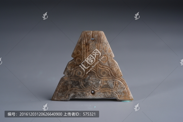 戰(zhàn)國獸面玉佩
