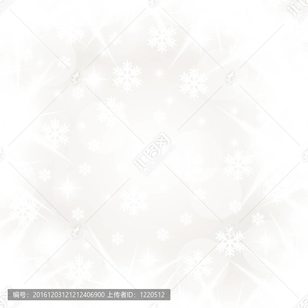 圣誕雪花和星星