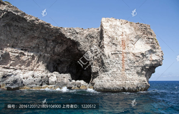 巖石在Comino