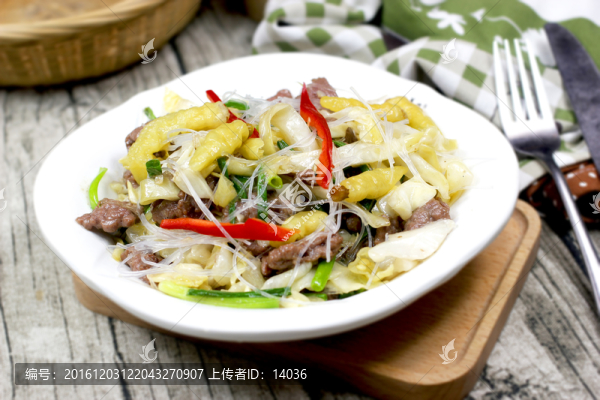 泡菜牛肉粉絲