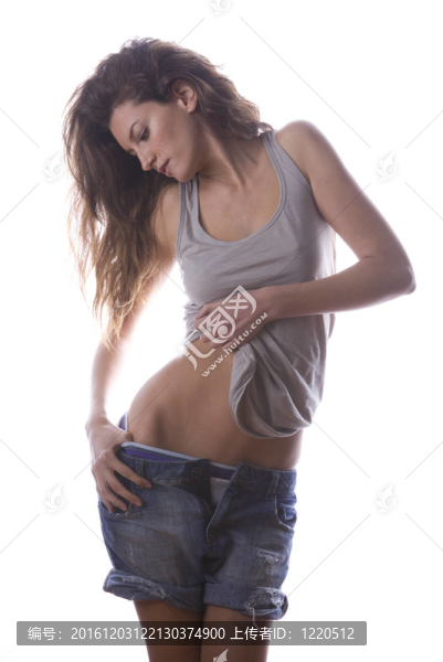 性感健康的女人
