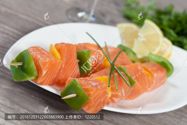 鮭魚串