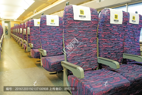火車座椅,高鐵車廂
