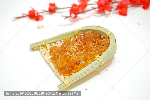 桃膠素材,桃花淚