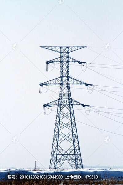 電塔,高壓線