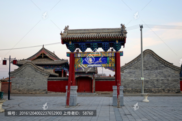 多倫縣山西會館左道小牌樓