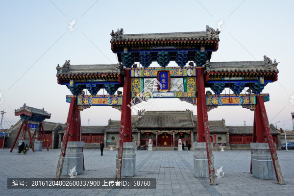 多倫縣山西會(huì)館伏魔宮牌樓