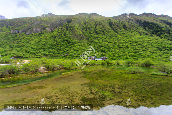 四川黃龍高原濕地海子
